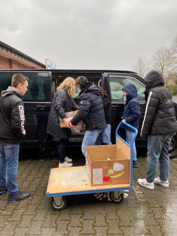 Transport der Spenden 2